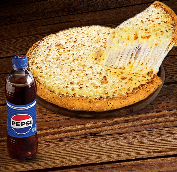 Double Cheese Margherita + Pepsi