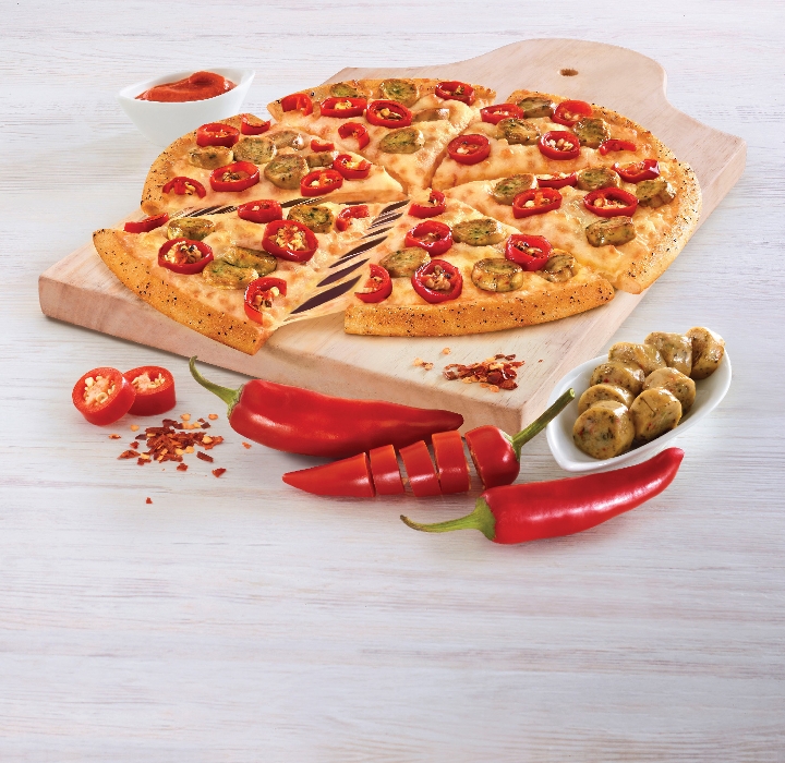 Fiery Sausage & Paprika – Cheese Burst (Reg)